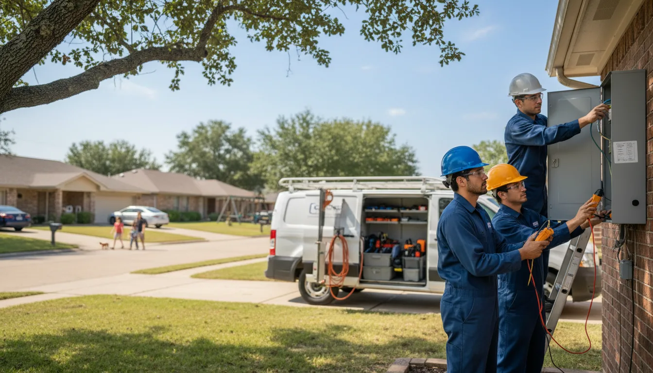 Certified electrician providing emergency electrical services in Makinen, MN